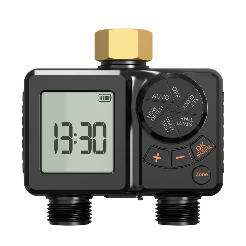 Timer Dual Outlet - Automatyczny timer nawadniania ogrodu z podwójnym
