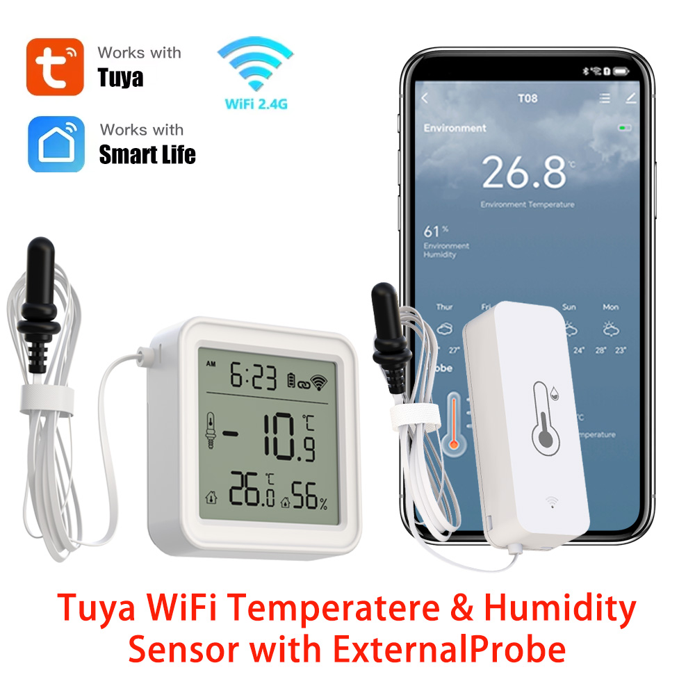 Digital Hygrometer Probe - Czujnik temperatury i wilgotności Tuya WiFi