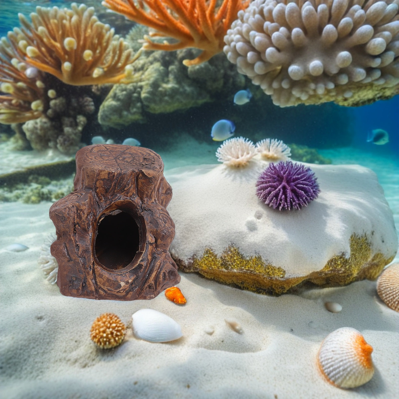 2 szt. Dekoracje do akwarium – – Hide Cave Ceramic recenzja i cena