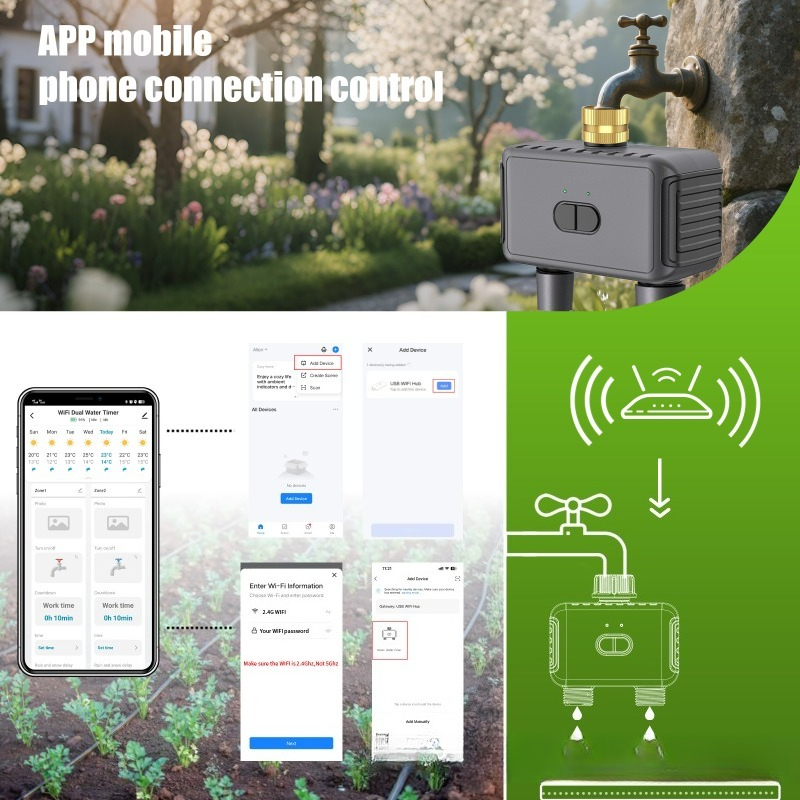 Inteligentny timer nawadzania  – Timer Dual Outlet recenzja i cena
