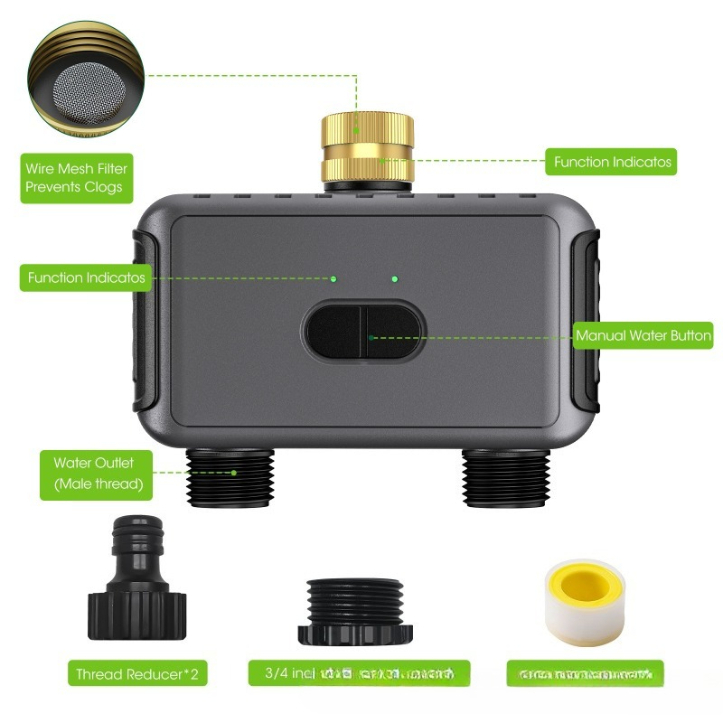 Inteligentny timer nawadzania  – Timer Dual Outlet recenzja i cena
